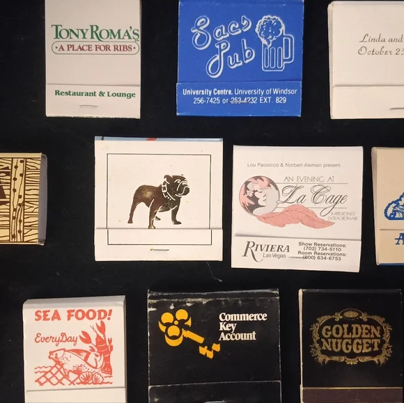 Assorted Matchbook Collection - Multicolor Designs - Picture 10 of 10